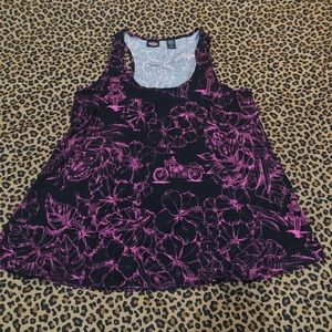 Harley Davidson Logo Hibiscus Top Size *Medium*